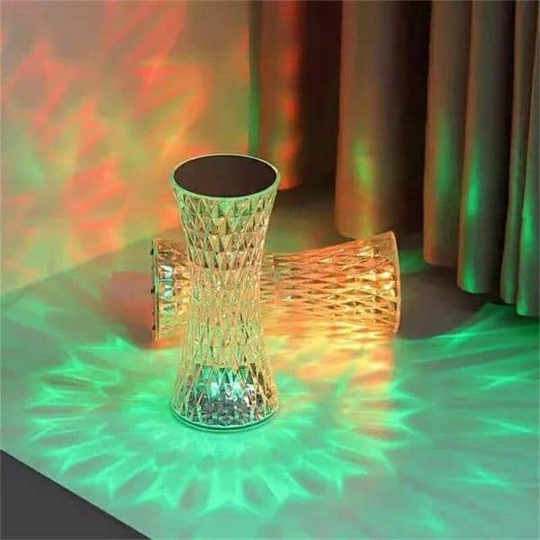 16 color LED crystals table lamp 2