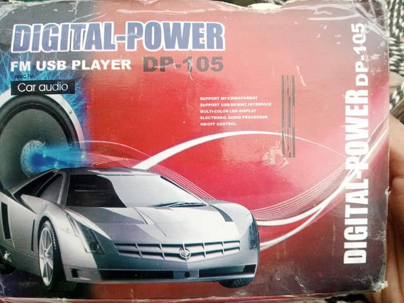 12V DC Car/Rickshaw Audio MP3 Player USB, SD Card & FM with remote 2