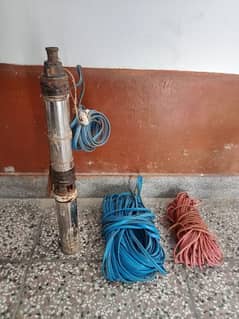 0.75 Water Motor ( for 200 ft. ) with Wire,Roop,Pipe & Electricity box