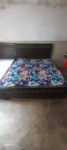 One single and one double bed for urgent sale 6