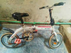 Folding bicycle normal condition . Price 12000. 0