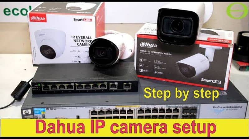 Dahua 2mp 8 Cctv Camera Setup Installation. Night Vision Waterproof 2