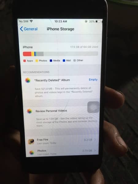 iPhone 6 non pta screen 0.5 feesed damage all ok 11