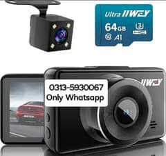 imported dual dash camera 1080 hd front and rear parking sensors