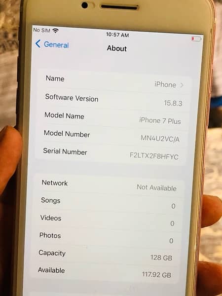 I Phone 7 plus 128gb factory unlock All Okay 6