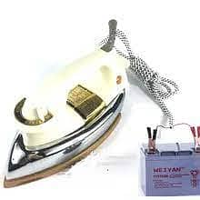 12Volt Dc Iron/ Solar Iron/ battery iron in best price (03024091975) 2