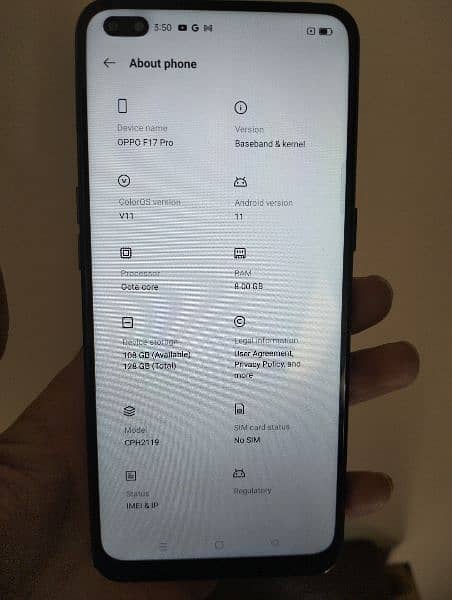 oppo F17 pro 8/128 6