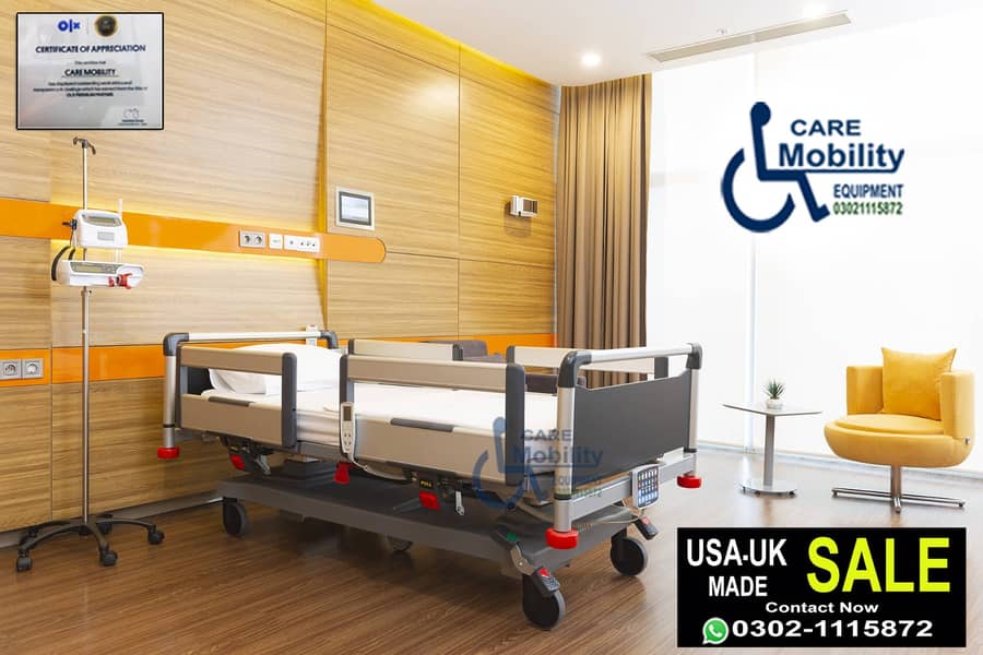 UK Import Patient Bed ICU Bed Hospital Bed Electric Bed Medical Bed 10