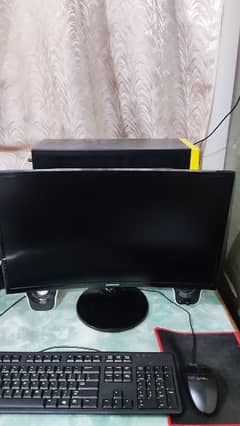 Gaming Pc Computer, Samsung Curved LCD