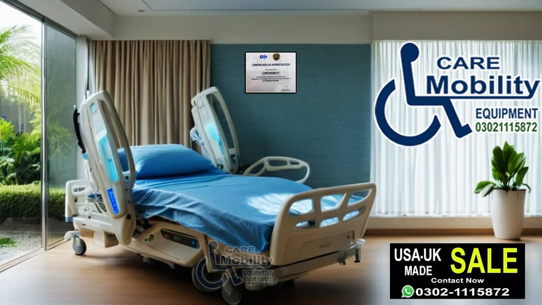 UK Import Patient Bed ICU Bed Hospital Bed Electric Bed Medical Bed 12