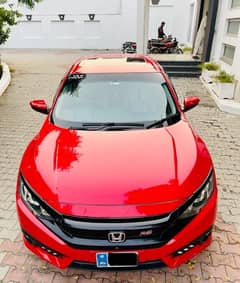 Honda Civic X Turbo Oriel (RS Turbo)1500cc Red in Immaculate Condition