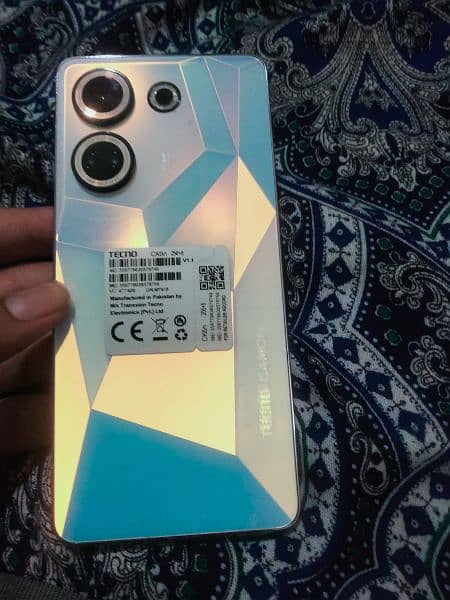 Tecno Camon 20 for sale 8+8 256gb storage and completely box packed 0