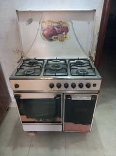 Cooking Range NAS GAS,  With 5 Burners Just Repaint and Use