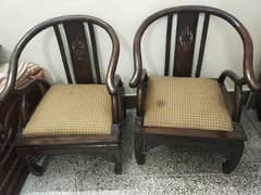 2 wooden chairs for sale