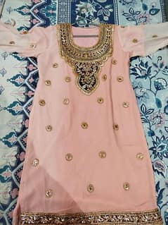 Pink color kinari 3pc suit