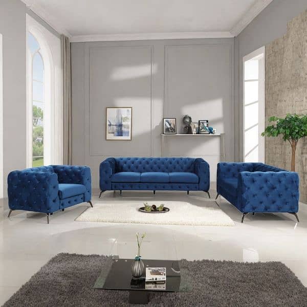 sofa set / 3 seater sofa / Six seater chesterfield sofa / luxury sofa 1