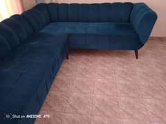 L shape sofa set