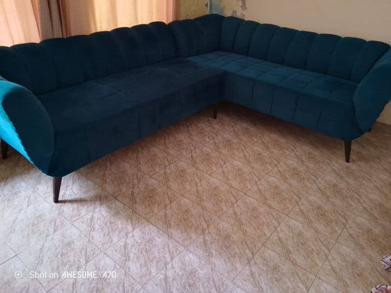 L shape sofa set 2