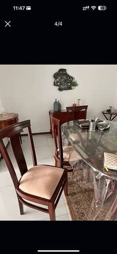 set of 6 dining chairs for sale for 48,000