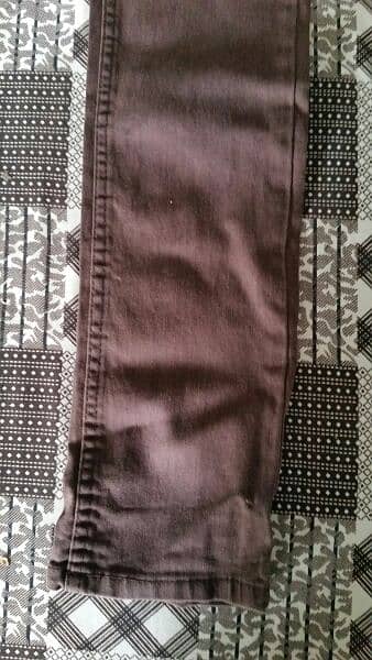 Brown jeans pant for men 1