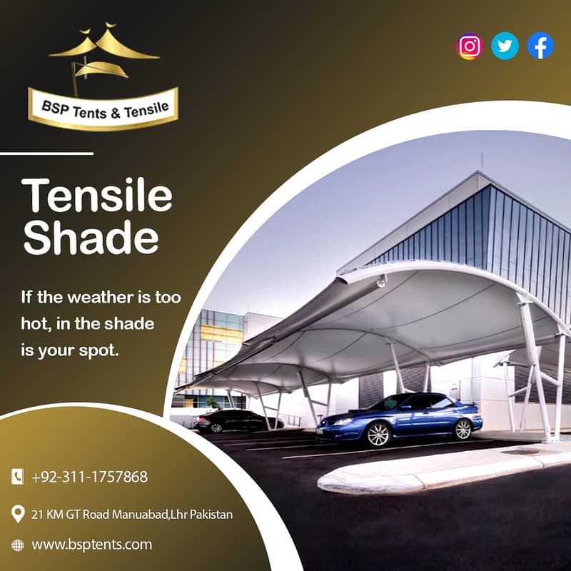 car Parking Shades | Swimming Pool shed | Sail Shades | Porch shade 19