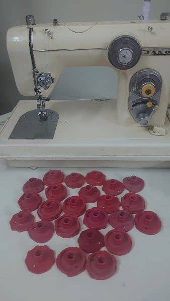 janome sewing machine with embroidery attachments 2