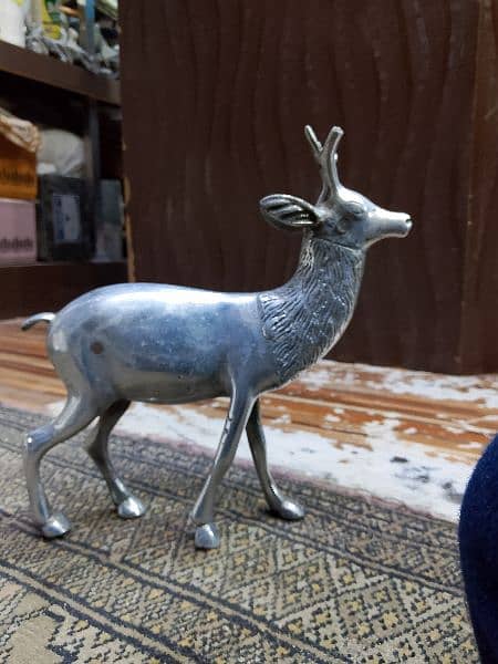 Antique Aluminum Deer 1