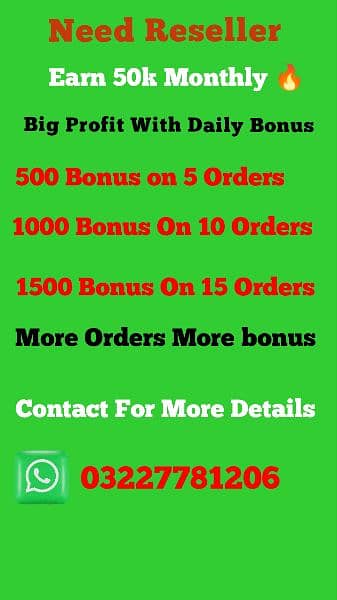 Need Reseller For My website Earn 3k to 4K Daily 0