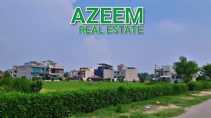 01 KANAL PLOT FOR SALE NEAR PARK 0