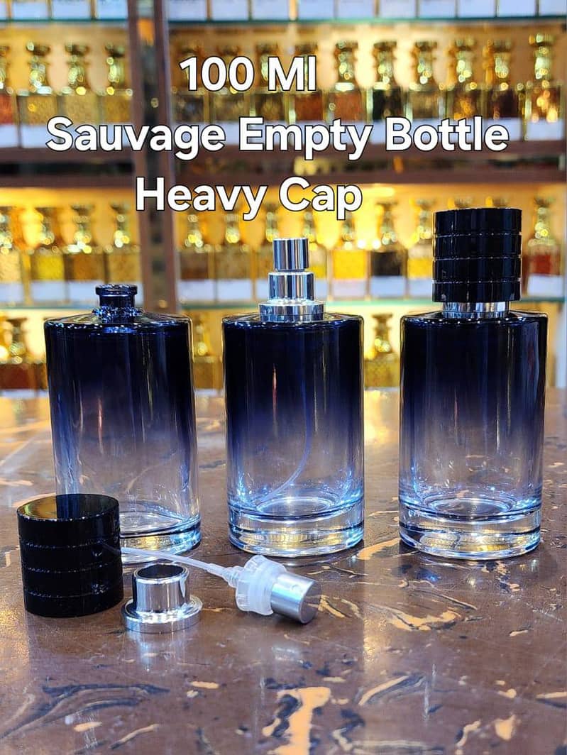 100ML SAUVAGE EMPTY BOTTLE HEAVY CAP (300) 0