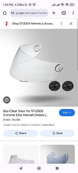 orignal  studds visor 0