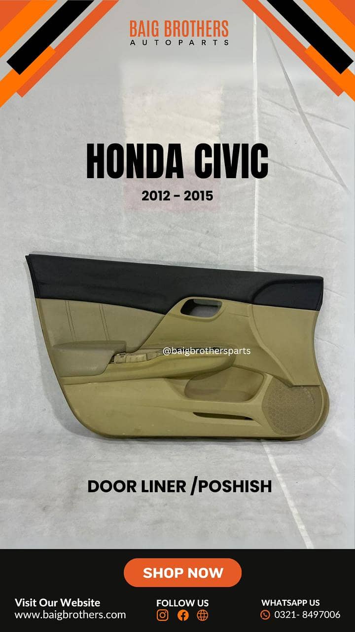 Honda Tucson Elantra MGHS Kia Sportage Picanto Bumper Digi Door Fender 17