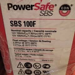 power safe . . . 100ah 0