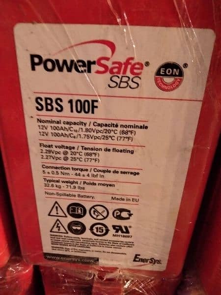 power safe . . . 100ah 1