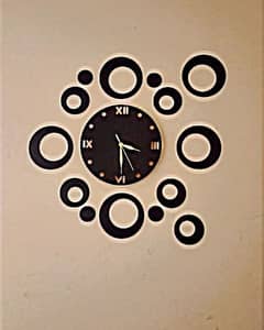 Circle Wooden Wall Clock