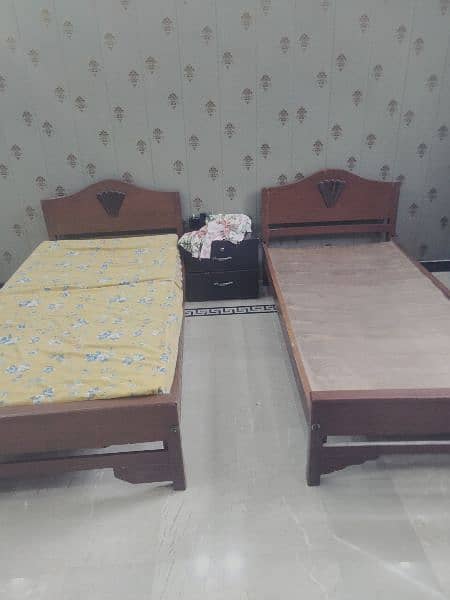 2 Single Beds For Sale Without Mattress 2