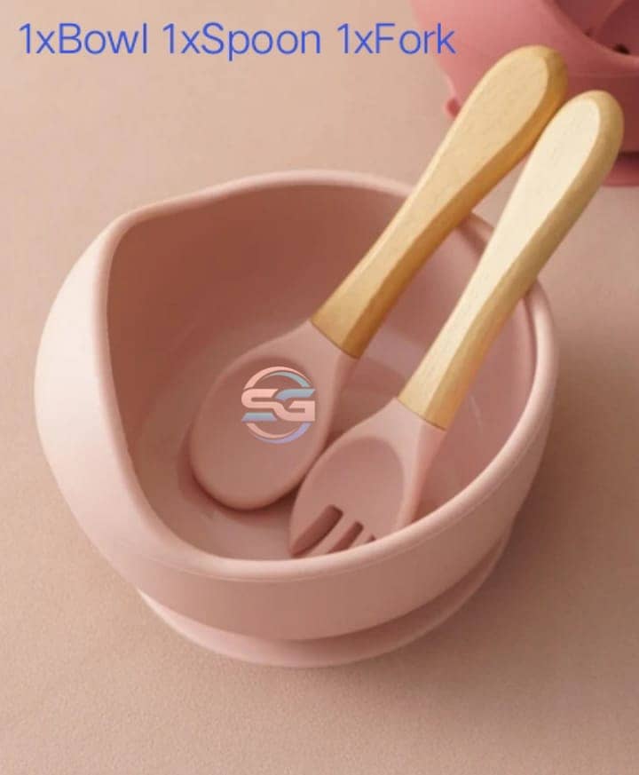 Silicone Baby Tableware set 3