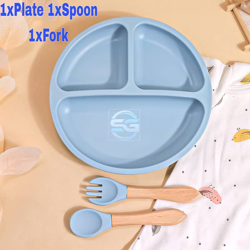 Silicone Baby Tableware set 5