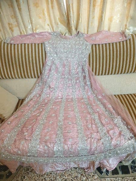 bridal farshi sharara and heavy work long tell maxi 10