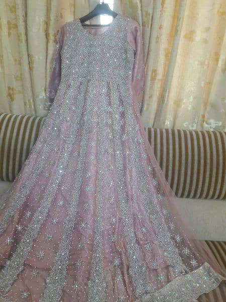 bridal farshi sharara and heavy work long tell maxi 13