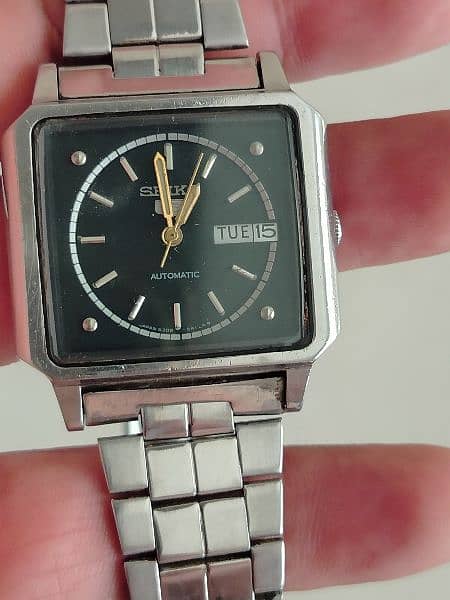 Antique Seiko 5 Vintage Japan watch TV shape Roamer pocket Germany 1