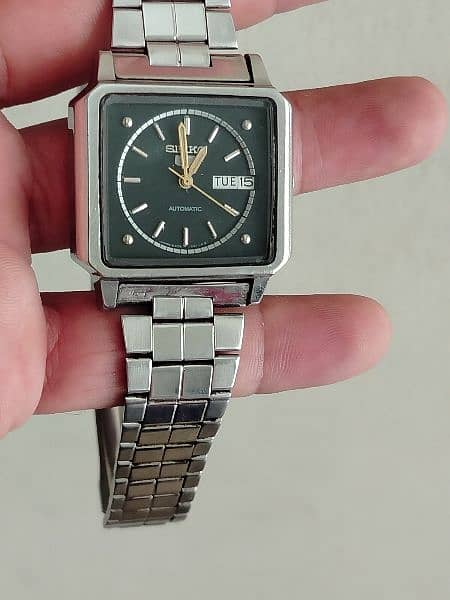 Antique Seiko 5 Vintage Japan watch TV shape Roamer pocket Germany 5