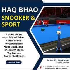 Snooker / Pool / Rasson Table / Star Table / Wiraka / 8 ball Pool