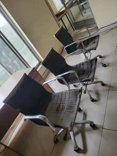 office chair and workstation up for sale