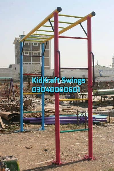 Slide, Swings, Kids rides, jhula, Spring rider, jungle gym, indoor set 4