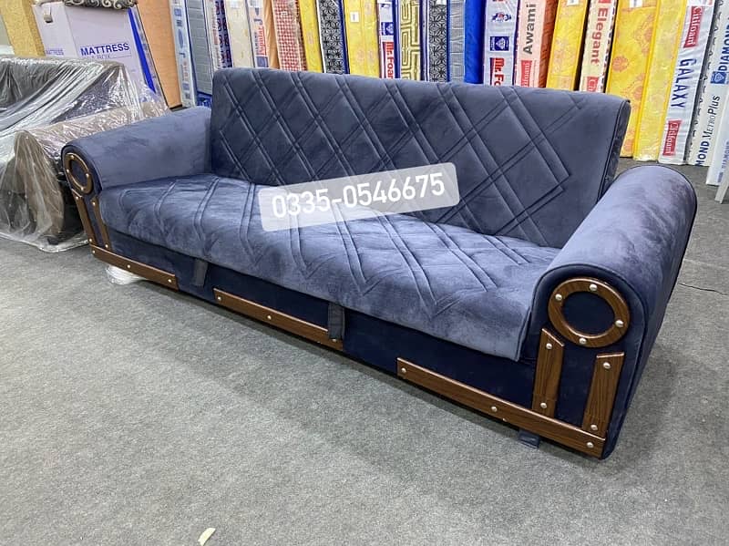 Wooden Sofa Cum Bed - Free Home Delivery - Fixed Price 0