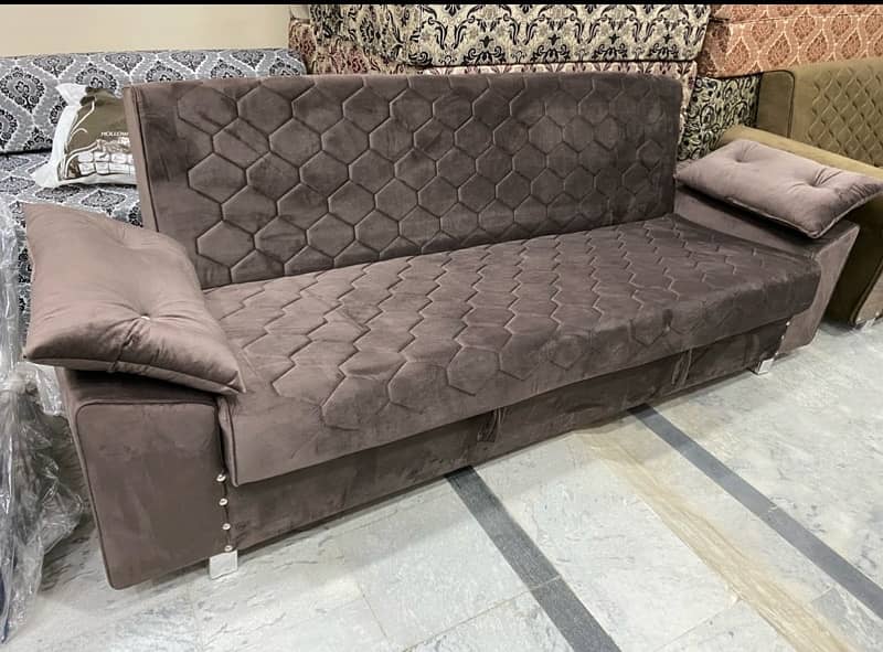 Wooden Sofa Cum Bed - Free Home Delivery - Fixed Price 3