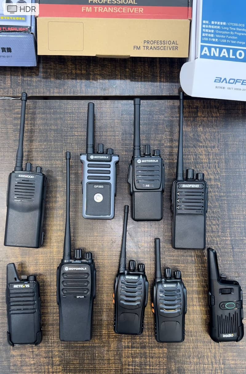 WALKIE TALKIE | WIRLESS SET | INTERCOM | SECURITY ITEMS | 6