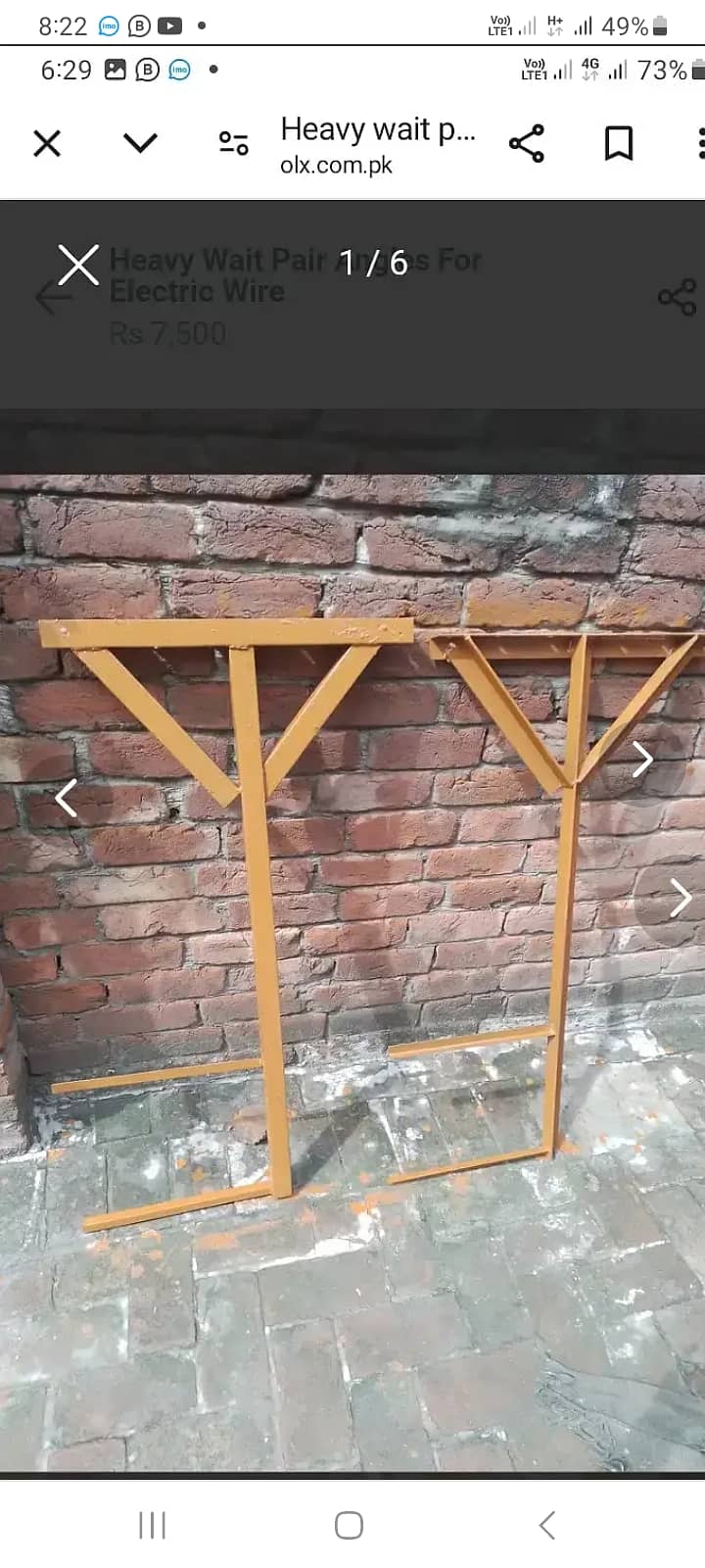 Heavyweight iron pair angels with new condition 1