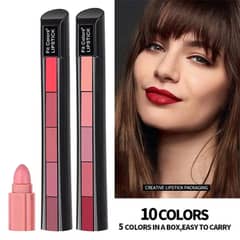 5in1 Romantic Matte Finish Lipstick Set - Beauty Essentia 0